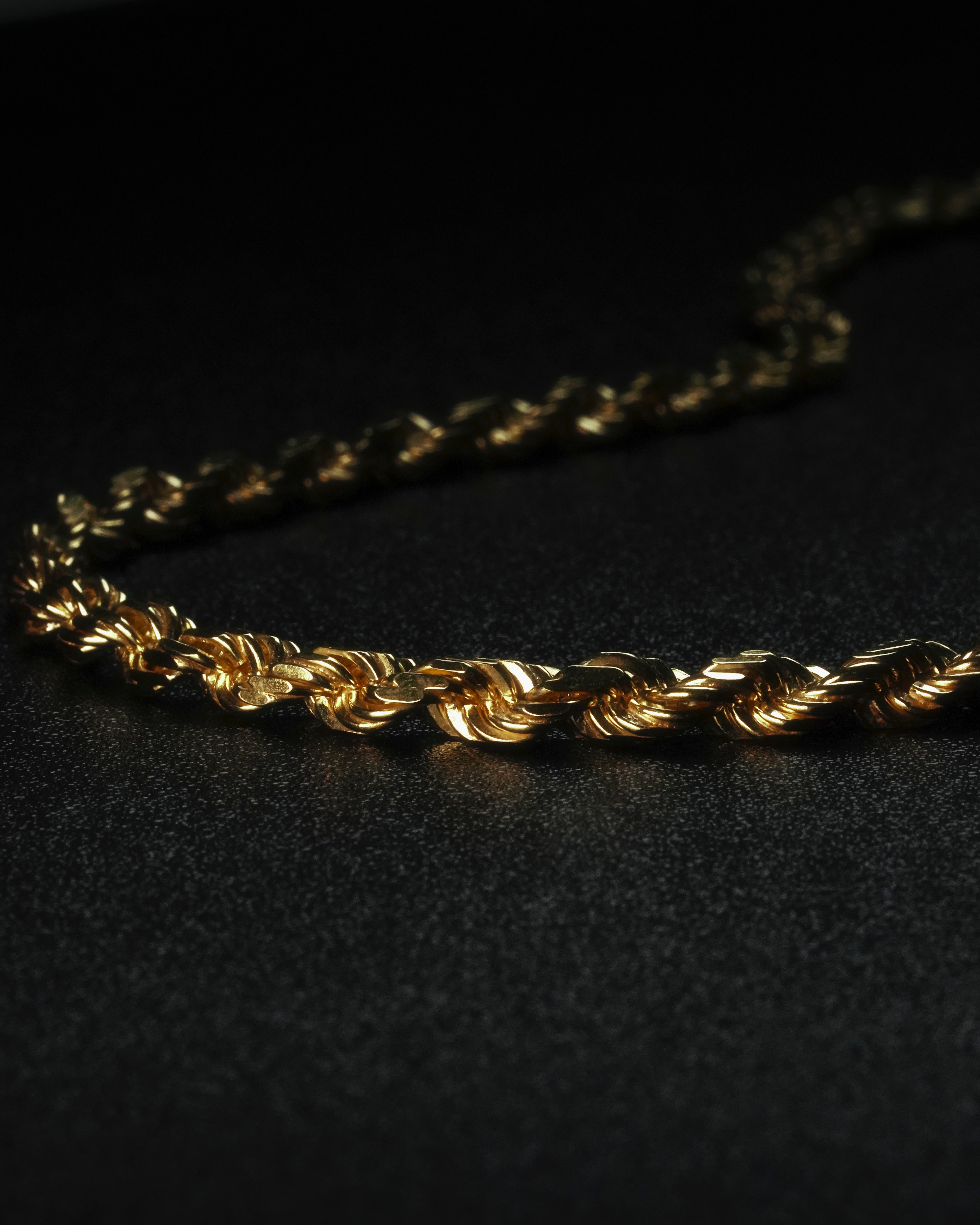 Diamond Cut Cordell Halsband 6mm - 925 silver