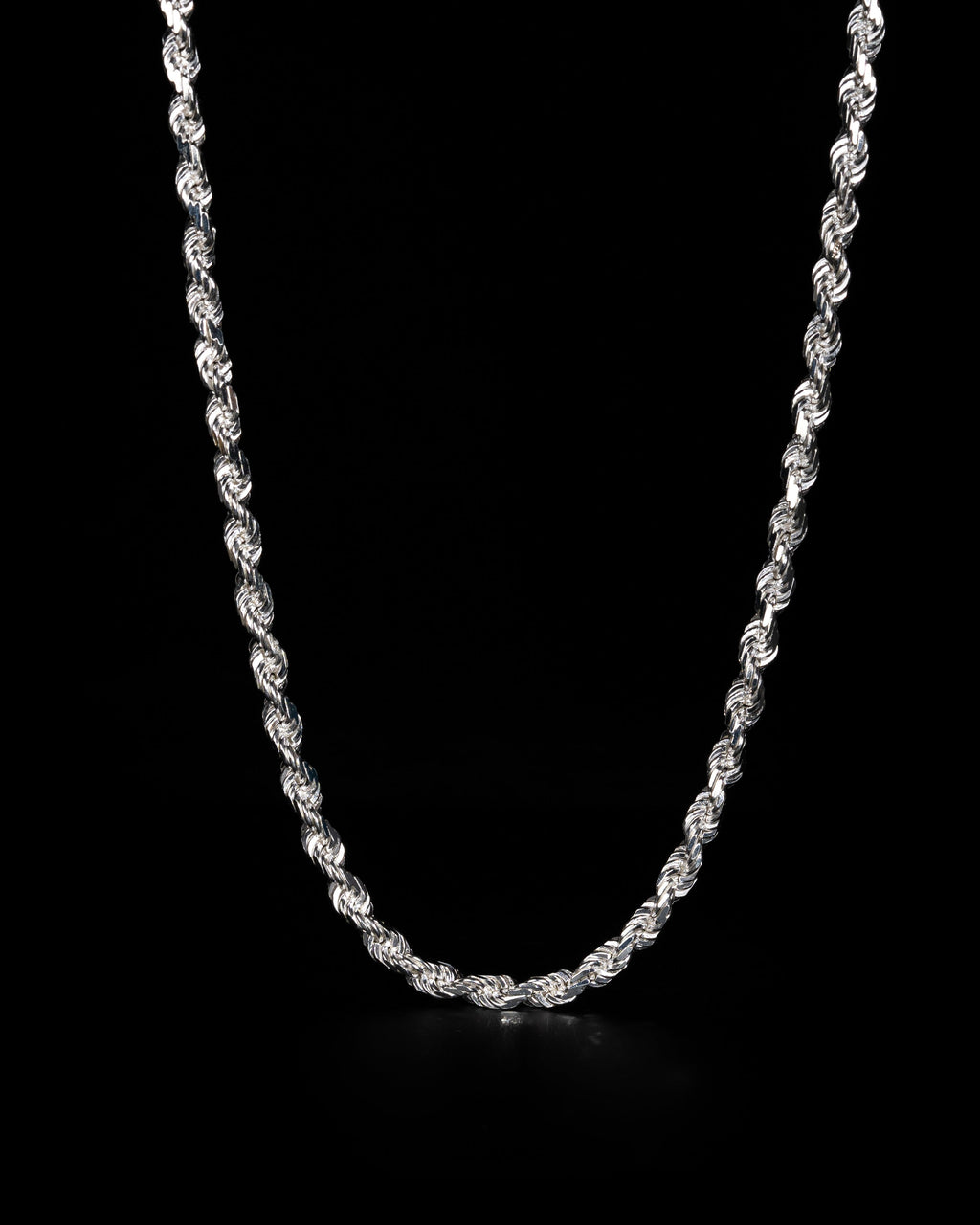 Diamond Cut Cordell Halsband 6mm - 925 silver - Kejsar