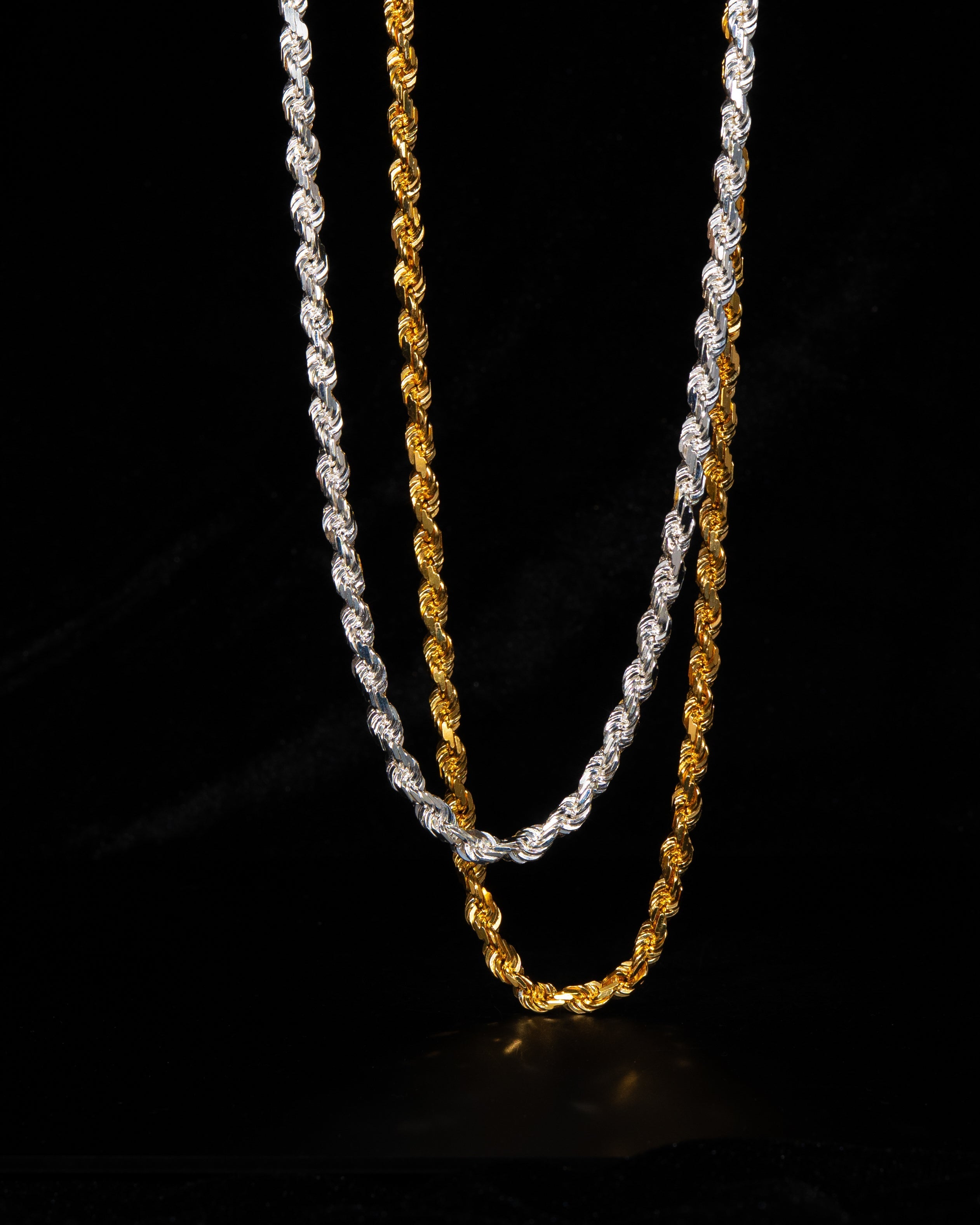 Diamond Cut Cordell Halsband 6mm - 925 silver