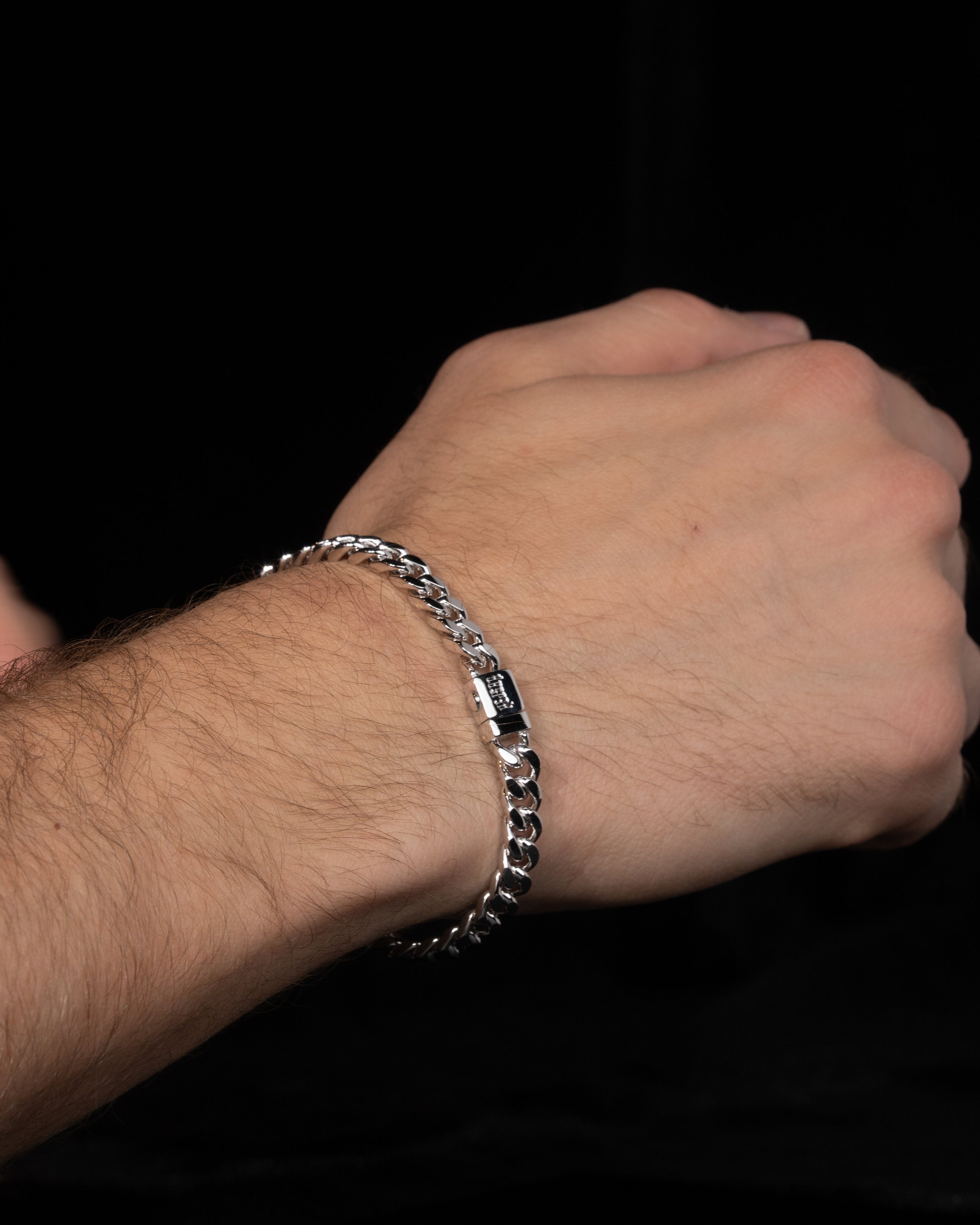 Cuban Link Armband 6mm HERR - Kejsar