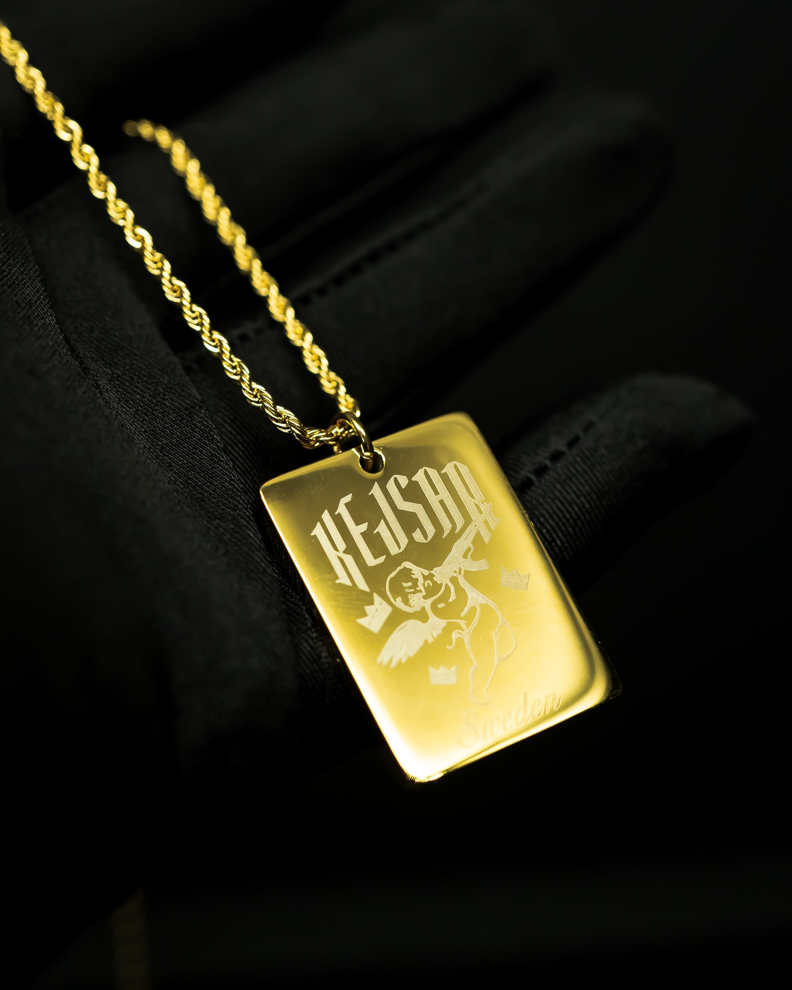 Kejsar Dog Tag Halsband